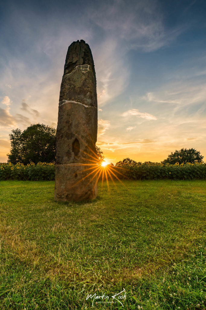Fotograf der Elemente Landschaft Sonnenuntergang Gollenstein